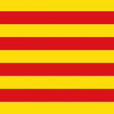 Reststück der katalanischen Flagge 75 x 80 cm - Ribes y Casals