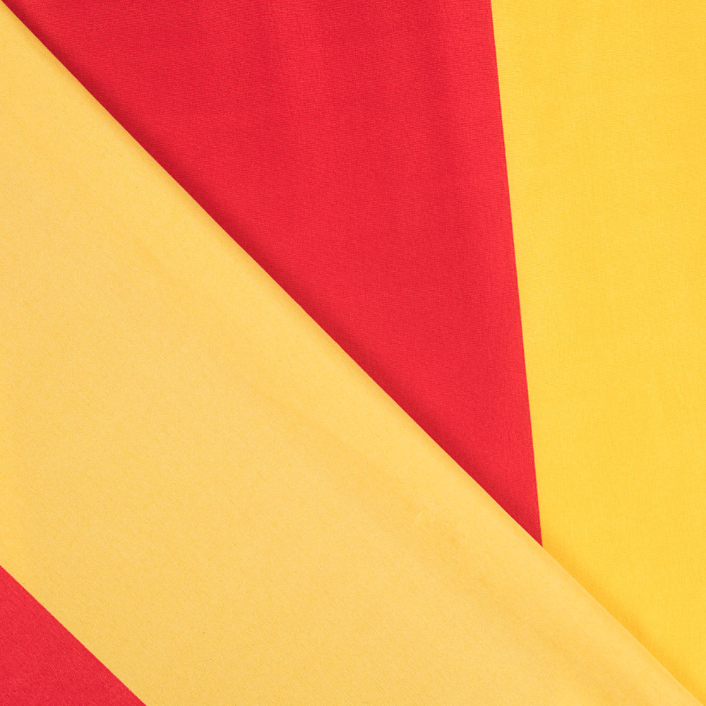 Stoffrest katalanische Senyera-Flagge, Breite 145 cm – verschiedene Maße x Breite 145 cm - Ribes y Casals
