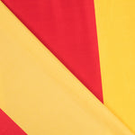 Stoffrest katalanische Senyera-Flagge, Breite 145 cm – verschiedene Maße x Breite 145 cm - Ribes y Casals