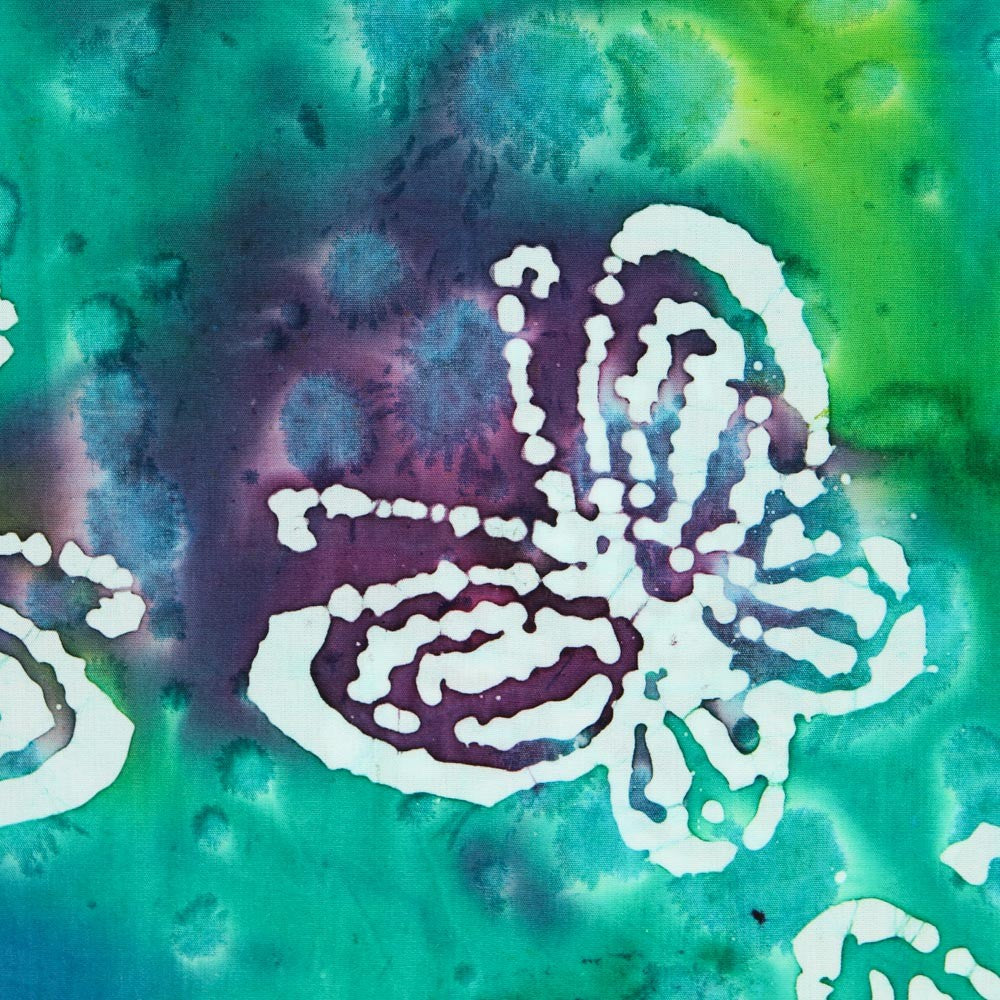 Batik Blaue Schmetterlinge - Ribes y Casals