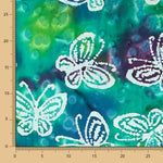 Batik Blaue Schmetterlinge - Ribes y Casals
