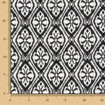 Bambula Viskose Batik Schwarz - Ribes y Casals