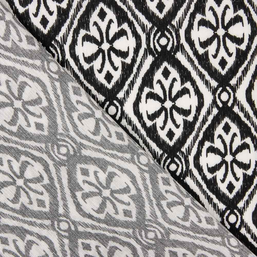 Bambula Viskose Batik Schwarz - Ribes y Casals