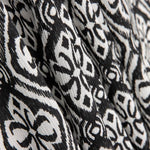 Bambula Viskose Batik Schwarz - Ribes y Casals