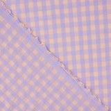 Seersucker Batiste Vichy Lavendel - Ribes y Casals