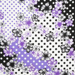 Bielastic Flower Polka Dots Mix Mauve - Ribes y Casals