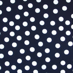Bielástico Polka Dots Marineblau Weiß - Ribes y Casals