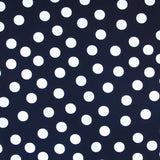 Bielástico Polka Dots Marineblau Weiß - Ribes y Casals