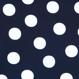 Bielástico Polka Dots Marineblau Weiß - Ribes y Casals