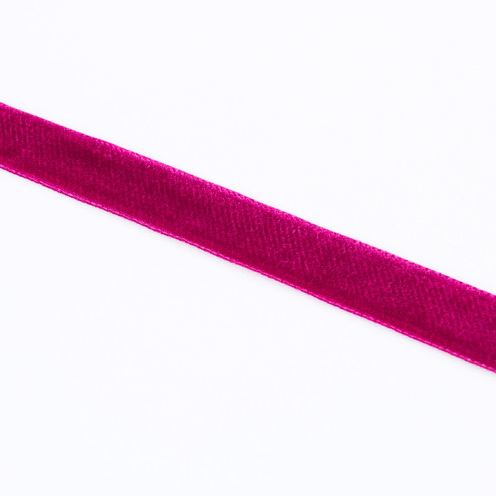 Fuchsia Samtband dunkel 16mm - Ribes y Casals