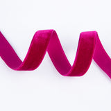 Fuchsia Samtband dunkel 16mm - Ribes y Casals