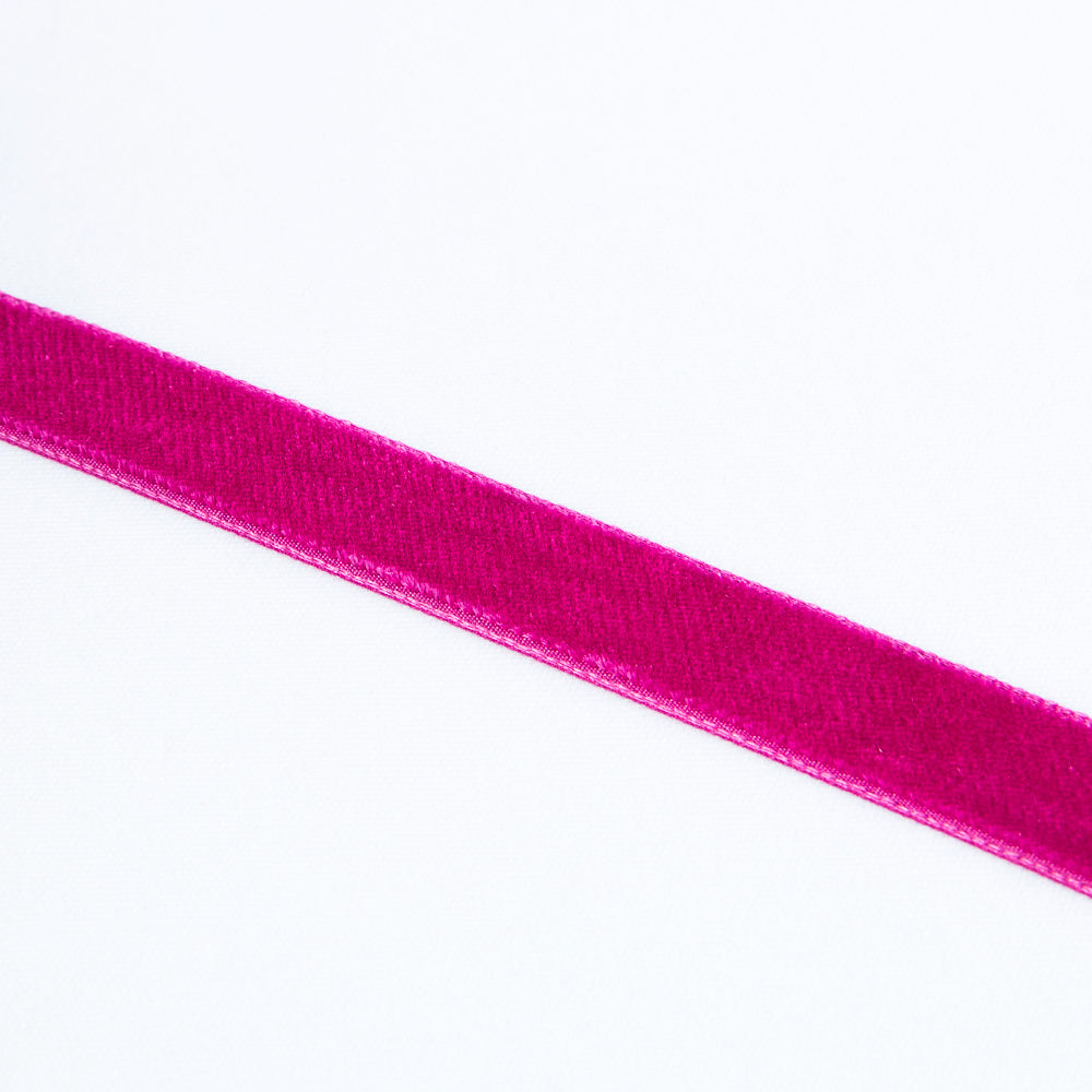 Fuchsia Samtband 16mm - Ribes y Casals