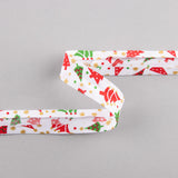 Weihnachtsbaum Bias Tape Weiß 18mm - Ribes y Casals