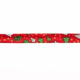 Bias-Band Weihnachtsbaum Rot 18mm - Ribes y Casals