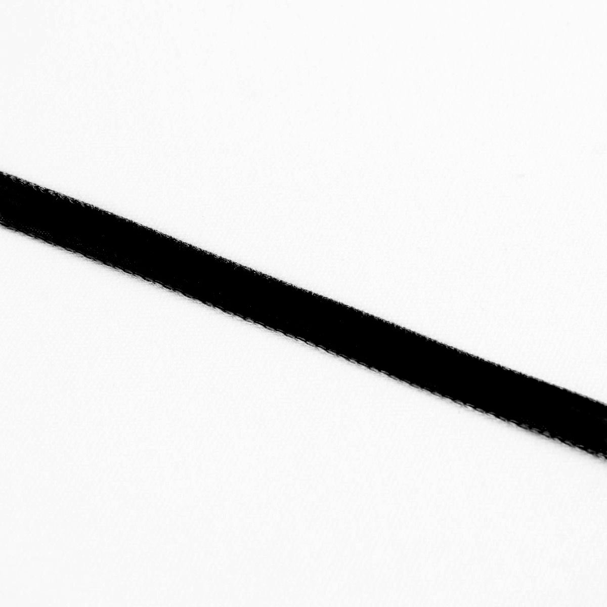 Schwarzes Samtband 7mm - Ribes y Casals