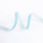 Eisblaues Samtband 7mm - Ribes y Casals