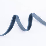 Samtband Blau graublau 7mm - Ribes y Casals