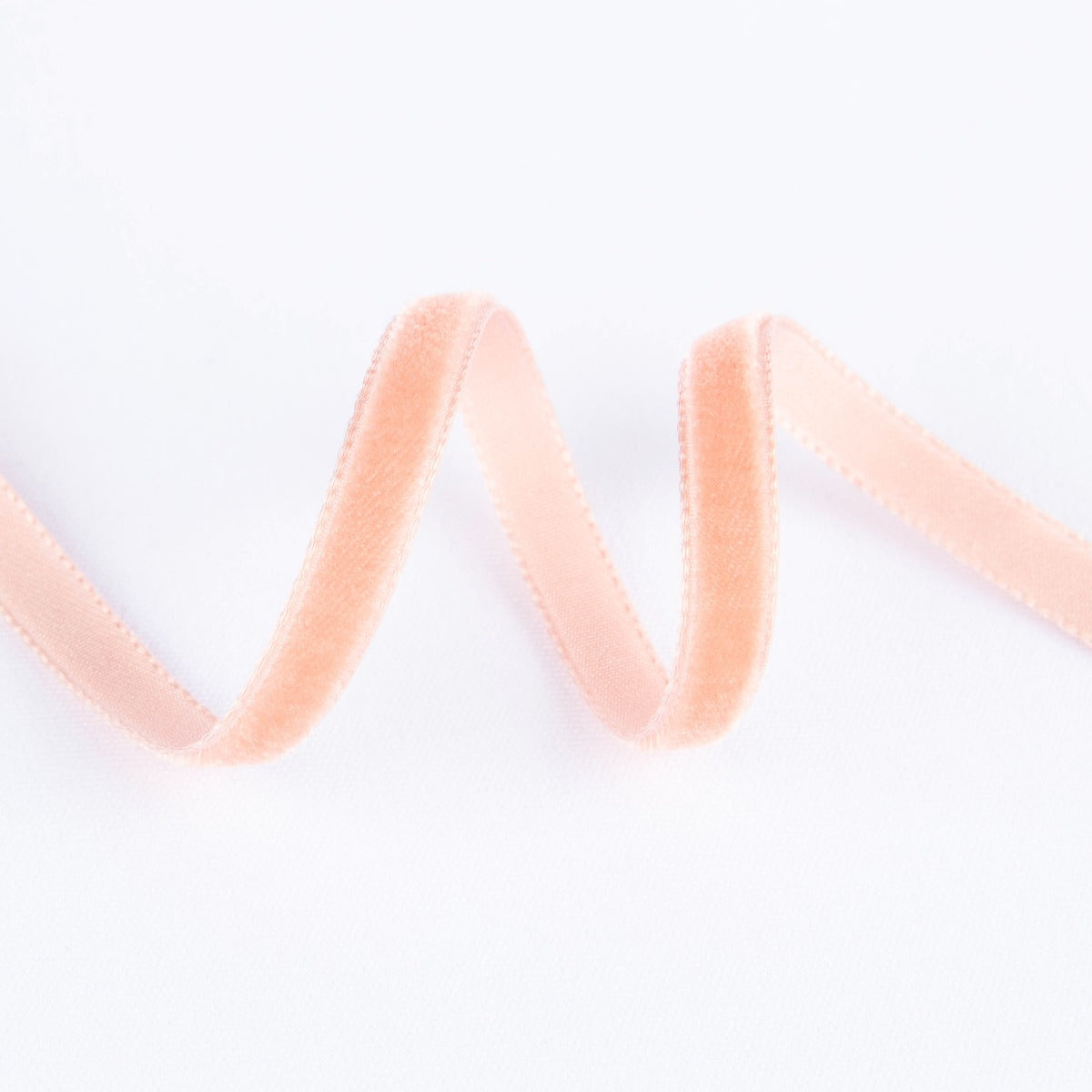 Lachsfarbenes Samtband 7mm - Ribes y Casals