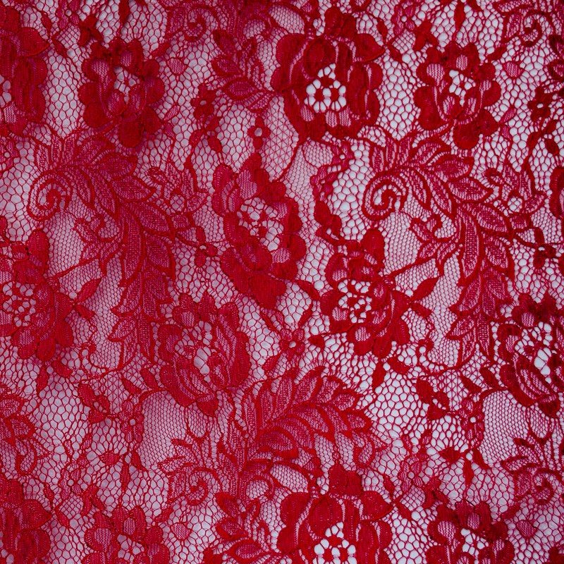 Rote Chantilly-Spitze - Ribes y Casals