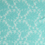 Spandex Türkis Blonda Blumen Spandex Türkis - Ribes y Casals