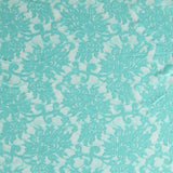 Spandex Türkis Blonda Blumen Spandex Türkis - Ribes y Casals