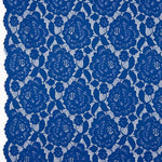 Blonda Blumen Spandex Blau - Ribes y Casals