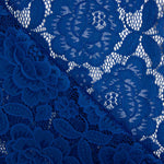 Blonda Blumen Spandex Blau - Ribes y Casals