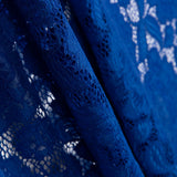 Blonda Blumen Spandex Blau - Ribes y Casals