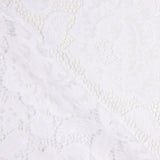 Blonda Blumen Spandex Weiß - Ribes y Casals