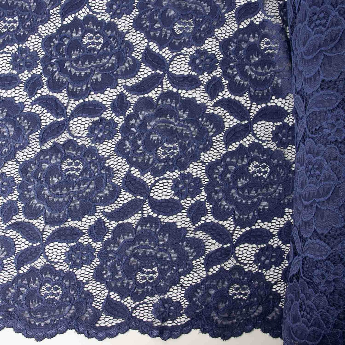 Blonda Blumen Spandex Marine - Ribes y Casals