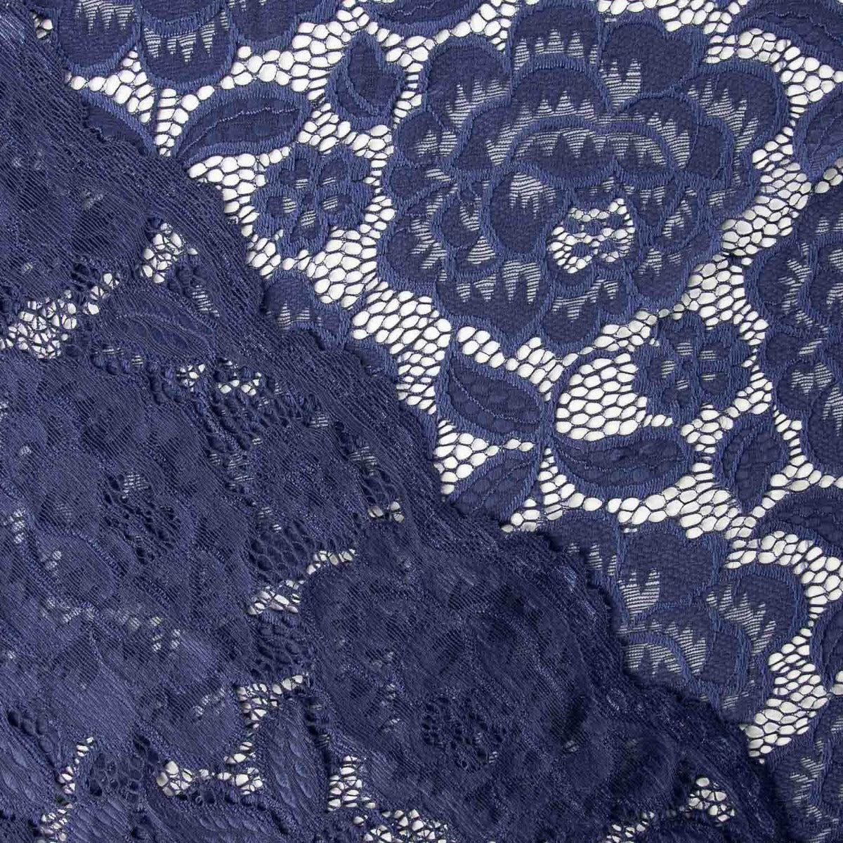 Blonda Blumen Spandex Marine - Ribes y Casals