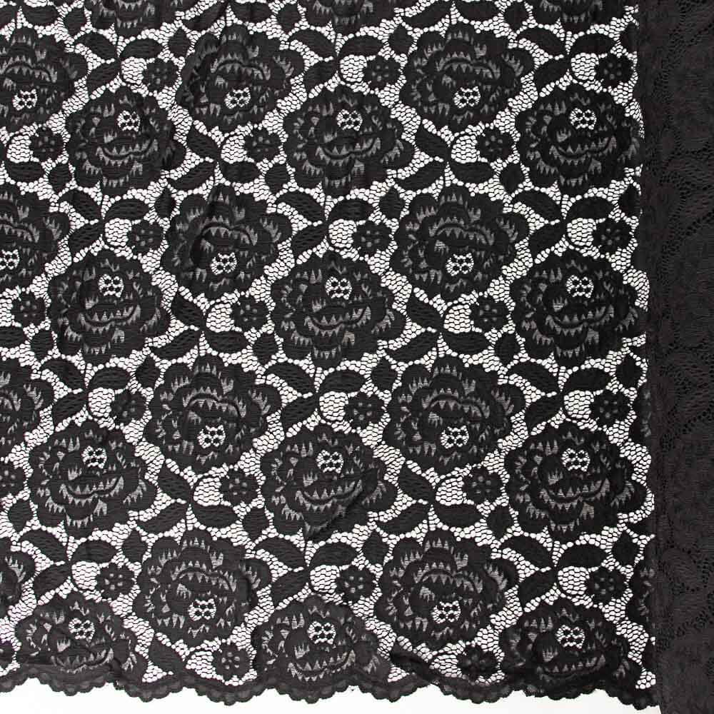 Blonda Blumen Spandex Schwarz - Ribes y Casals