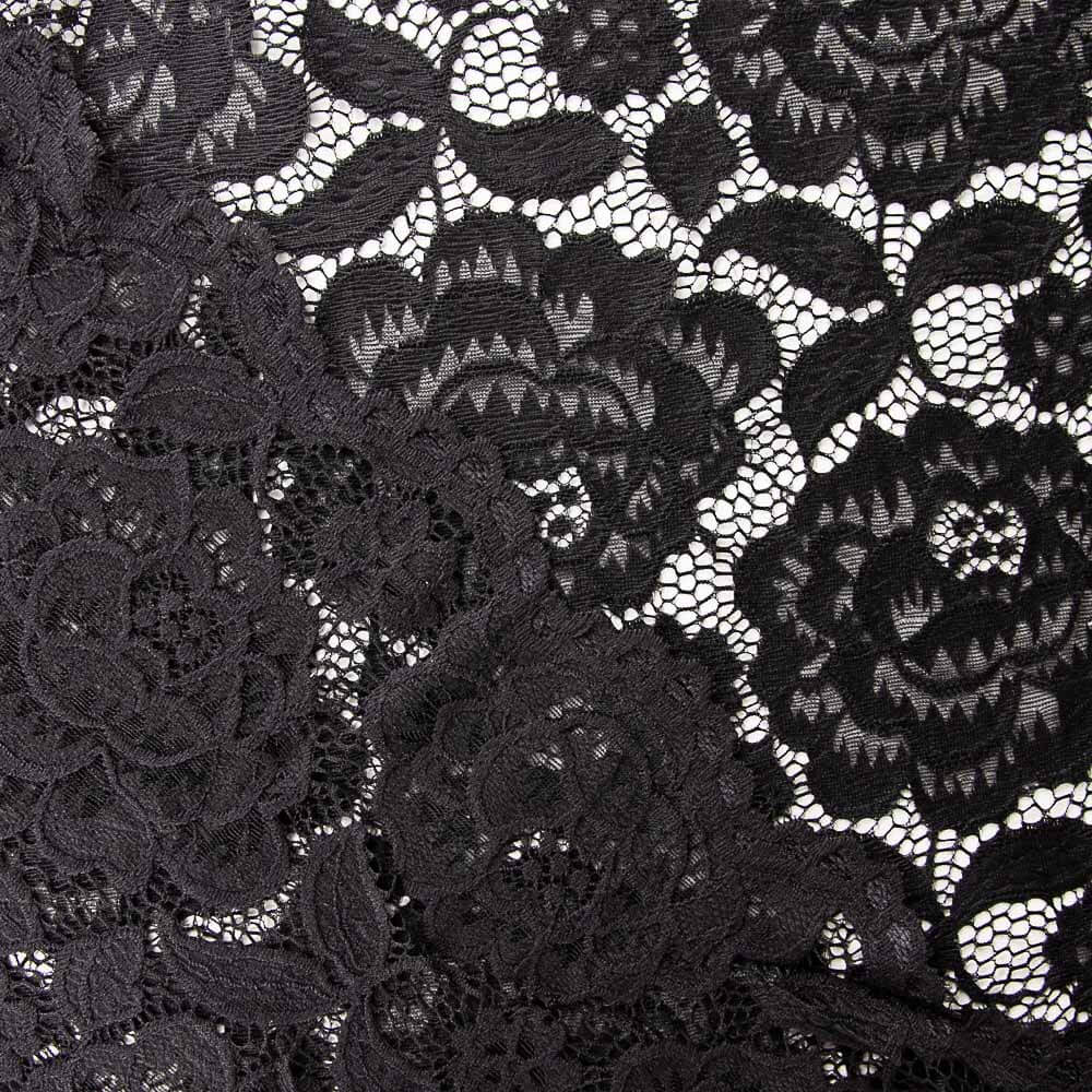 Blonda Blumen Spandex Schwarz - Ribes y Casals