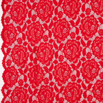 Blonda Blumen Spandex Rot - Ribes y Casals