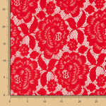 Blonda Blumen Spandex Rot - Ribes y Casals