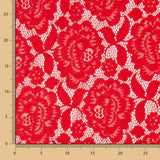 Blonda Blumen Spandex Rot - Ribes y Casals