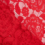 Blonda Blumen Spandex Rot - Ribes y Casals