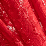 Blonda Blumen Spandex Rot - Ribes y Casals
