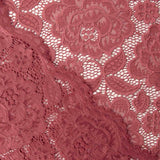 Blonda Flowers Spandex Rosa Rhabarber Rosa - Ribes y Casals