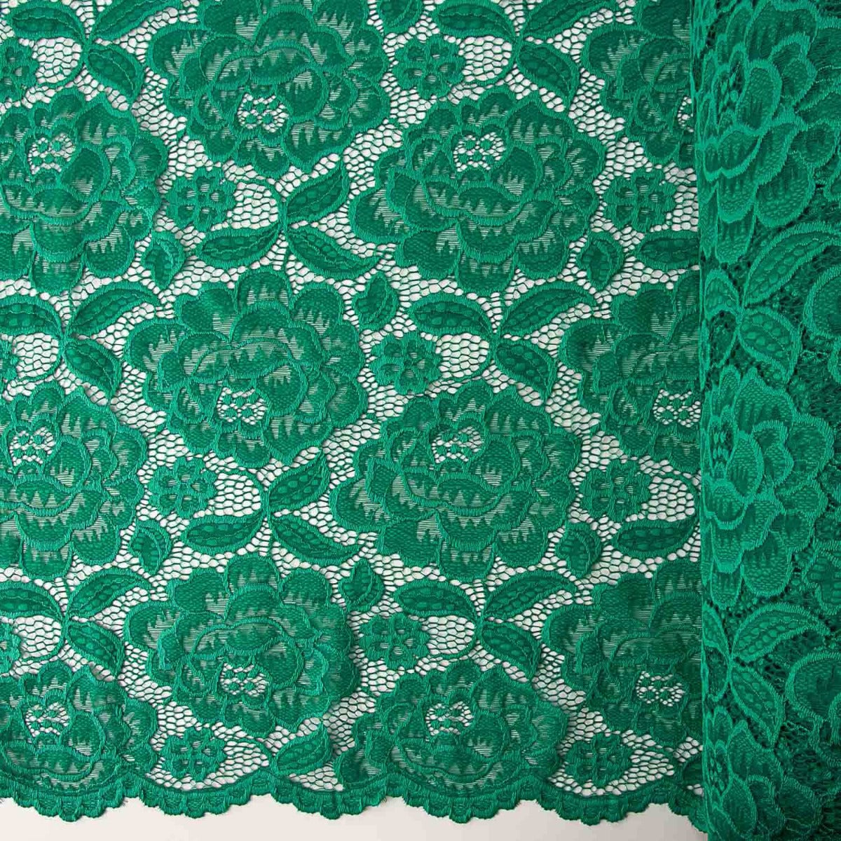 Blonda Blumen Spandex Grün - Ribes y Casals