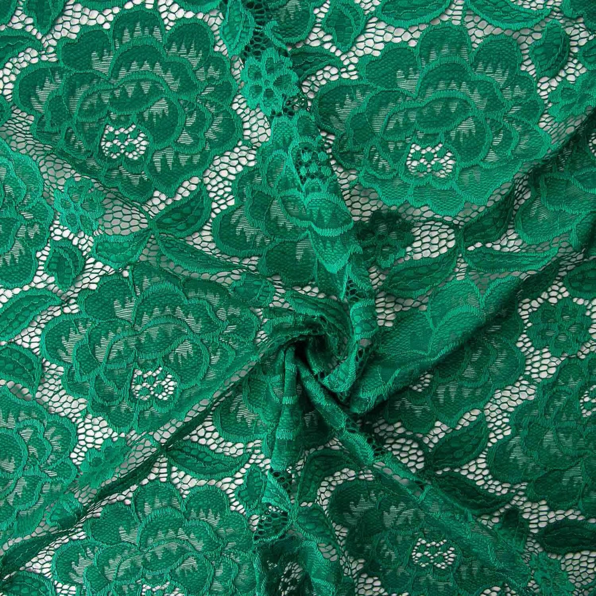 Blonda Blumen Spandex Grün - Ribes y Casals