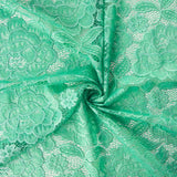 Blonda Blumen Spandex Aqua Grün - Ribes y Casals