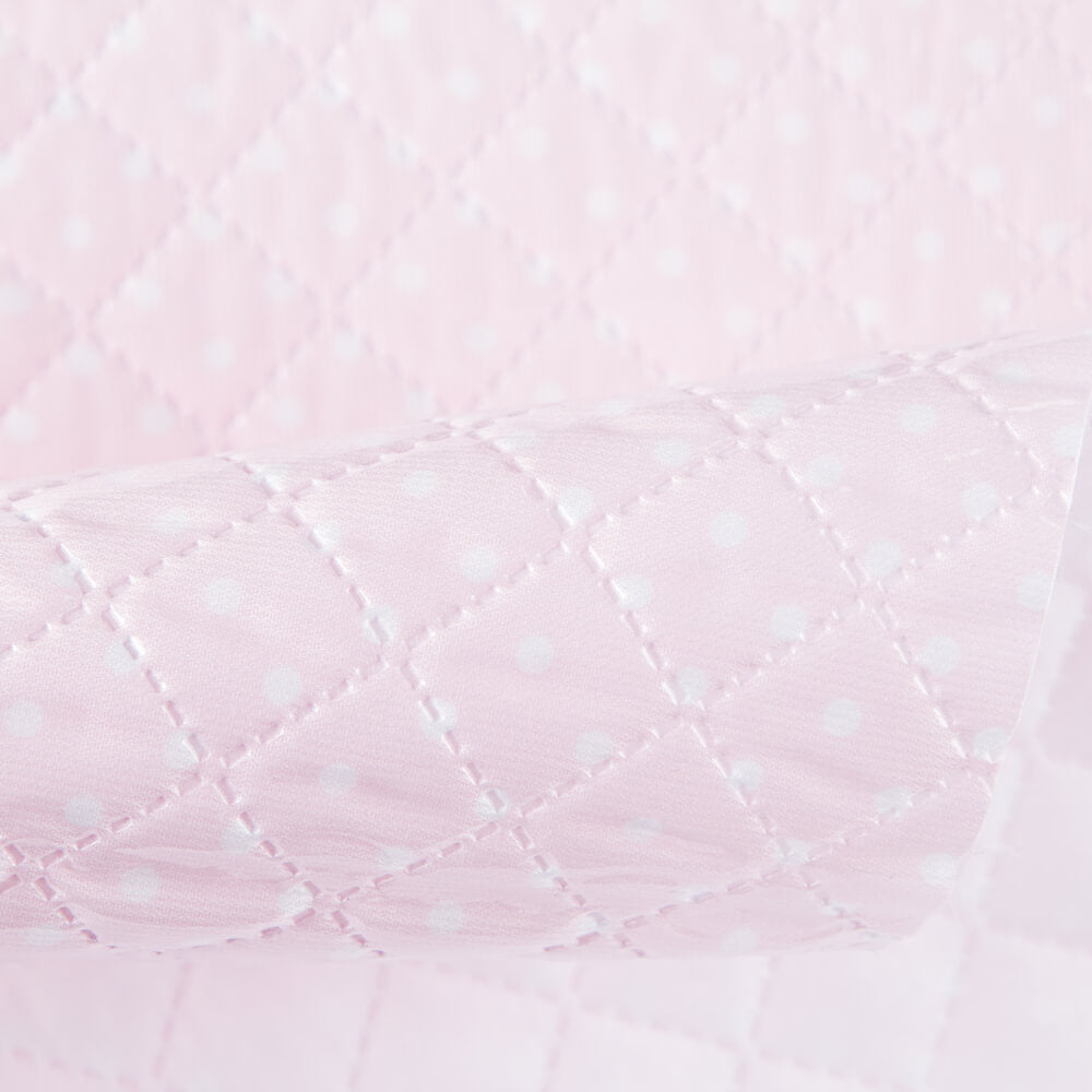 Plastifizierte gesteppte Babydecke mit Tupfen - Ribes y Casals
