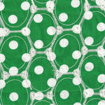 Stickerei Polka Dots Grüner Hintergrund - Ribes y Casals