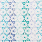 Schweizer Stickerei Blaue Blumen - Ribes y Casals