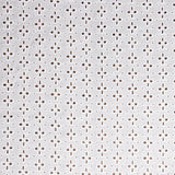 Weiße Blumenstickerei Weißer Stickereistoff 200x145 cm - Ribes y Casals