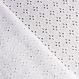 Weiße Blumenstickerei Weißer Stickereistoff 200x145 cm - Ribes y Casals