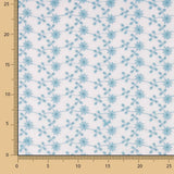 Schweizer Stickerei Mini Blume Blau - Ribes y Casals