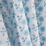 Schweizer Stickerei Mini Blume Blau - Ribes y Casals