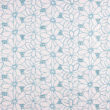 Schweizer Stickerei Daisy Blue Margin - Ribes y Casals